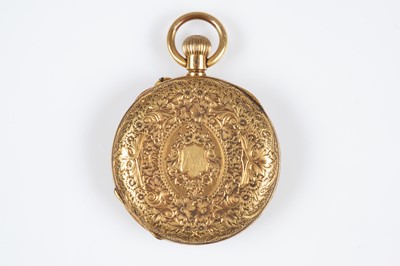 Lot 91 - A late Victorian 18ct gold open face pocket watch