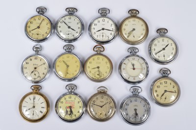 Lot 97 - A collection of vintage and modern pocket watches