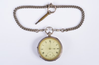Lot 98 - A Victorian silver open face pocket watch