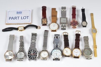Lot 130 - A collection of wristwatches