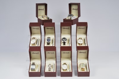 Lot 136 - Ten modern Ingersoll Diamond quartz ladies wristwatches