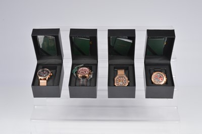 Lot 142 - Four modern Gamages Automatic large wristwatches