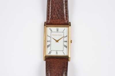 Lot 153 - A 1970s Bueche Girod 9ct gold cased wristwatch