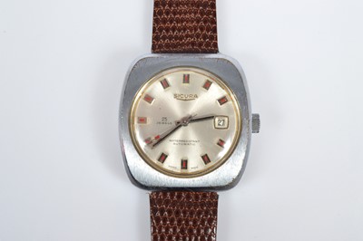 Lot 158 - A c1960s Sicura automatic stainless steel wristwatch