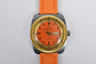 Lot 159 - A c1960s Newmark manual wind stainless steel wristwatch