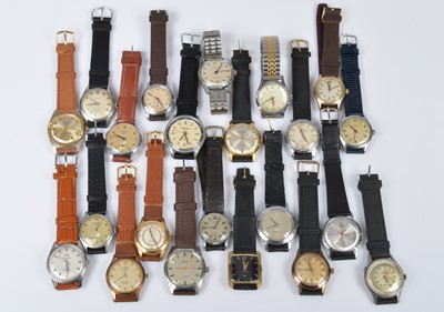 Lot 164 - A collection of vintage mechanical wristwatches
