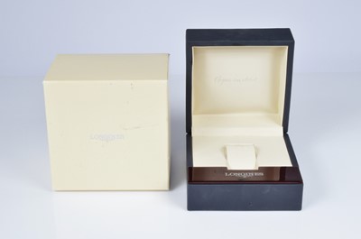 Lot 185 - An empty modern Longines box and outer box