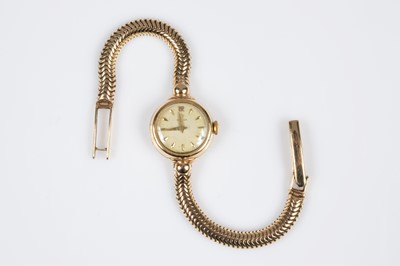 Lot 188 - A c1960s Omega 9ct gold lady's wristwatch