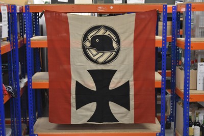 Lot 1 - A German Der Stahlhof Flag