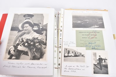 Lot 39 - A three folders of ephemera from Captain David Lucas Phillips (Royal Navy)