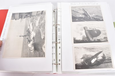 Lot 39 - A three folders of ephemera from Captain David Lucas Phillips (Royal Navy)
