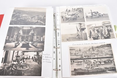 Lot 39 - A three folders of ephemera from Captain David Lucas Phillips (Royal Navy)