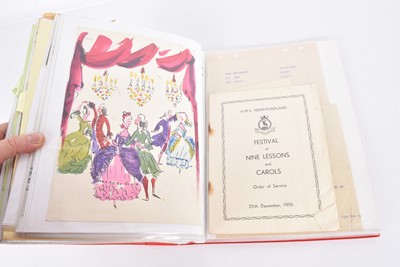 Lot 39 - A three folders of ephemera from Captain David Lucas Phillips (Royal Navy)