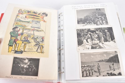 Lot 39 - A three folders of ephemera from Captain David Lucas Phillips (Royal Navy)