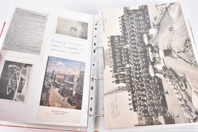 Lot 39 - A three folders of ephemera from Captain David Lucas Phillips (Royal Navy)