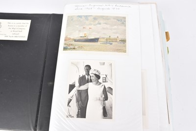 Lot 39 - A three folders of ephemera from Captain David Lucas Phillips (Royal Navy)