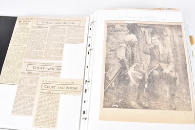 Lot 39 - A three folders of ephemera from Captain David Lucas Phillips (Royal Navy)