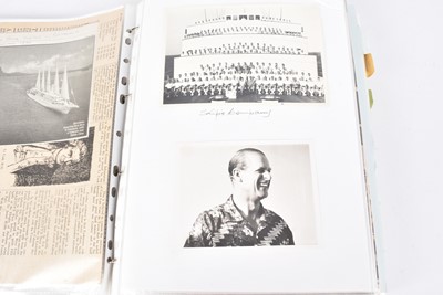 Lot 39 - A three folders of ephemera from Captain David Lucas Phillips (Royal Navy)