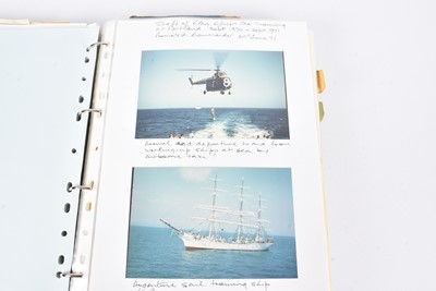 Lot 39 - A three folders of ephemera from Captain David Lucas Phillips (Royal Navy)