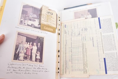 Lot 39 - A three folders of ephemera from Captain David Lucas Phillips (Royal Navy)