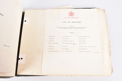 Lot 39 - A three folders of ephemera from Captain David Lucas Phillips (Royal Navy)