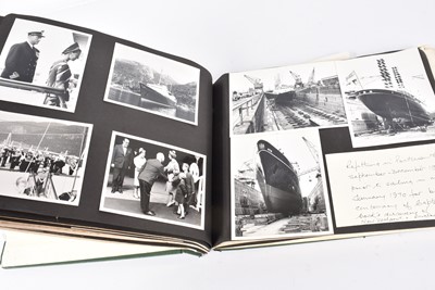 Lot 39 - A three folders of ephemera from Captain David Lucas Phillips (Royal Navy)
