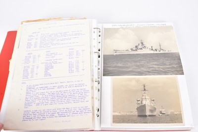 Lot 39 - A three folders of ephemera from Captain David Lucas Phillips (Royal Navy)