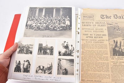 Lot 39 - A three folders of ephemera from Captain David Lucas Phillips (Royal Navy)