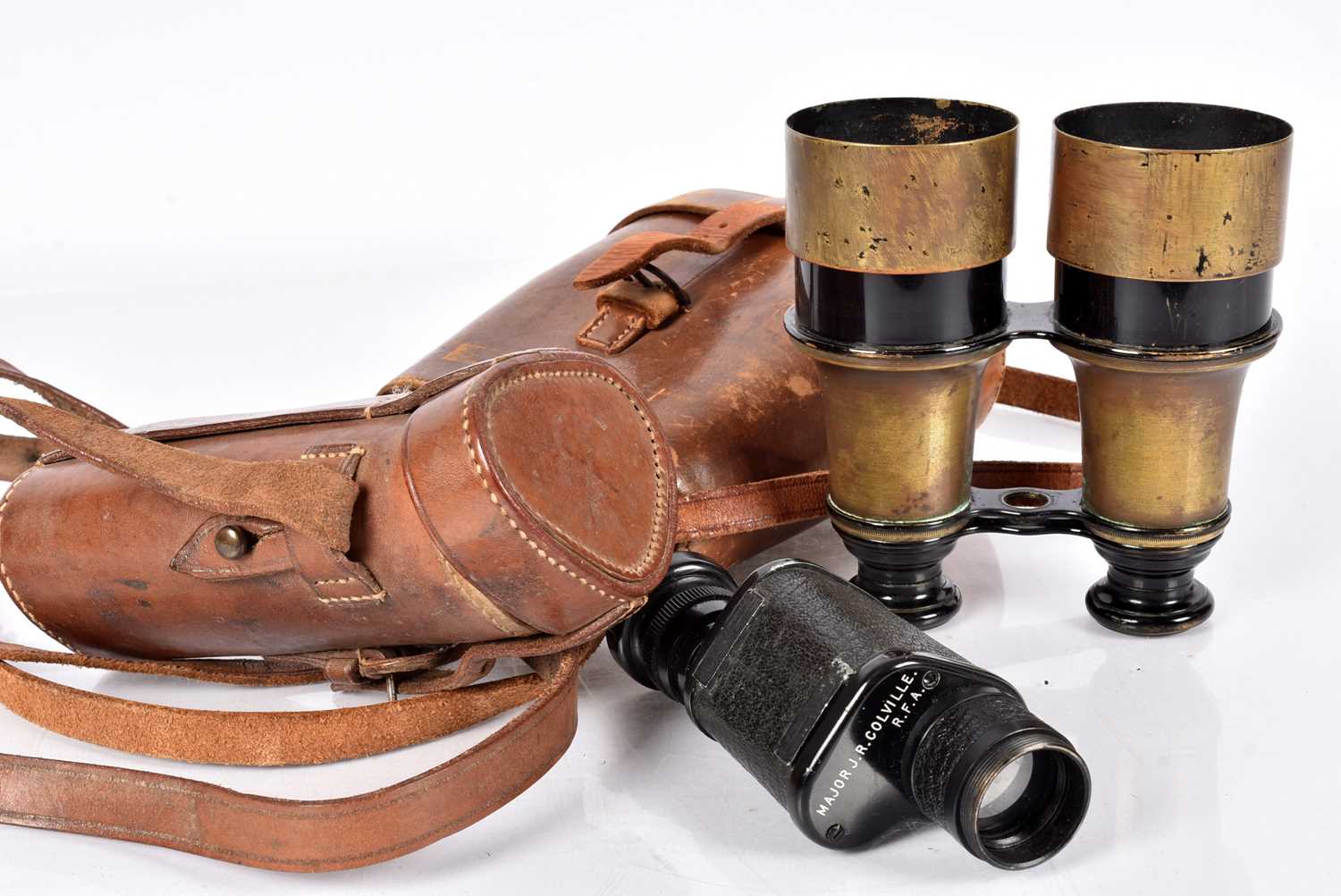 Lot 43 - A Spotter Scope owned by Major J.R. Colville R.F.A