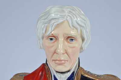 Lot 49 - A Michael Sutty bust of Admiral Lord Nelson