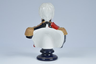Lot 49 - A Michael Sutty bust of Admiral Lord Nelson