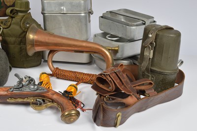 Lot 57 - A collection of military items