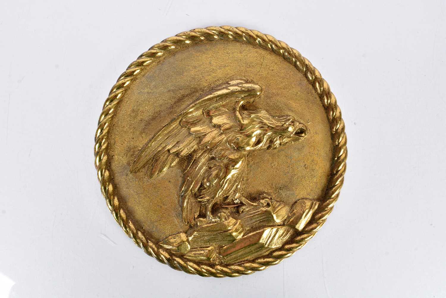 Lot 64 - A vintage cast metal Tampion/Plaque for HMS Repulse