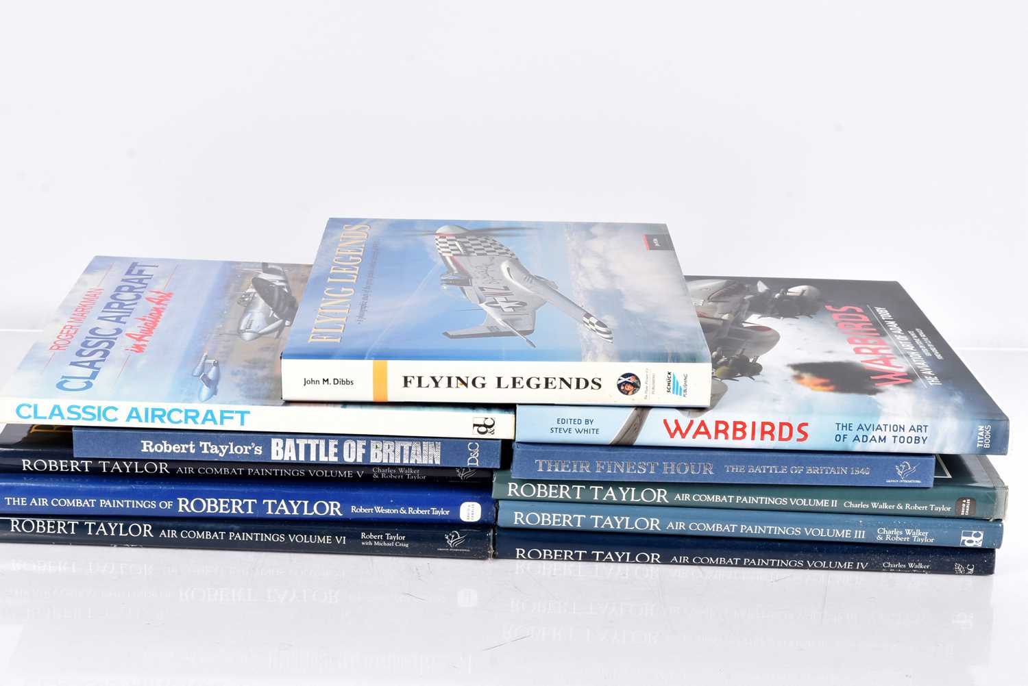 Lot 74 - Six Volumes of Robert Taylor Air Combat Paintings