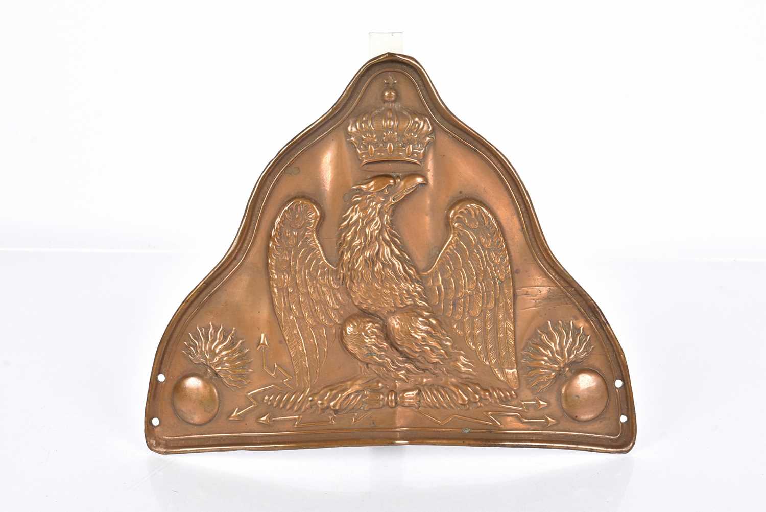 Lot 88 - A French Frontlet from the Bearskin of an Imperial Guard