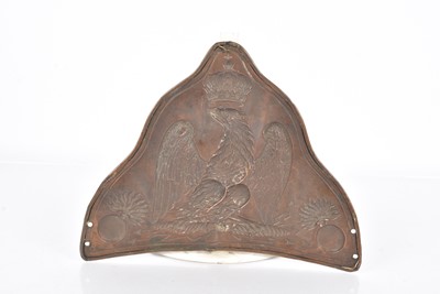 Lot 88 - A French Frontlet from the Bearskin of an Imperial Guard