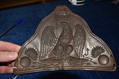 Lot 88 - A French Frontlet from the Bearskin of an Imperial Guard