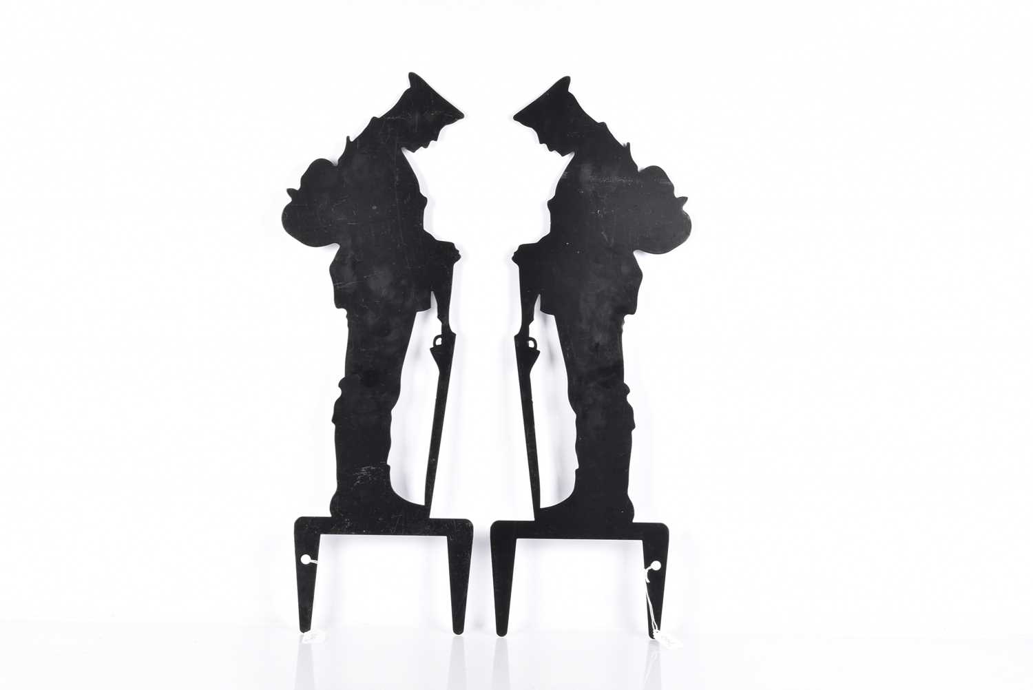 Lot 91 - A pair of 'Tommy' Soldier Silhouettes