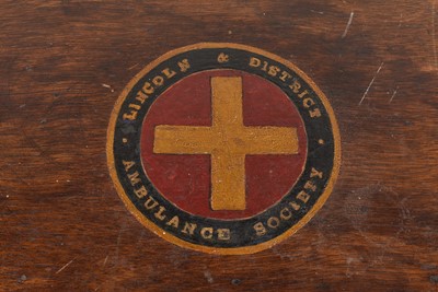 Lot 95 - An Antique First Aid Kit for the Lincoln & District Ambulance Society