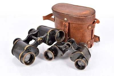 Lot 103 - A pair of Infanteria Caballeria Field Binoculars by Kershaw & Sons