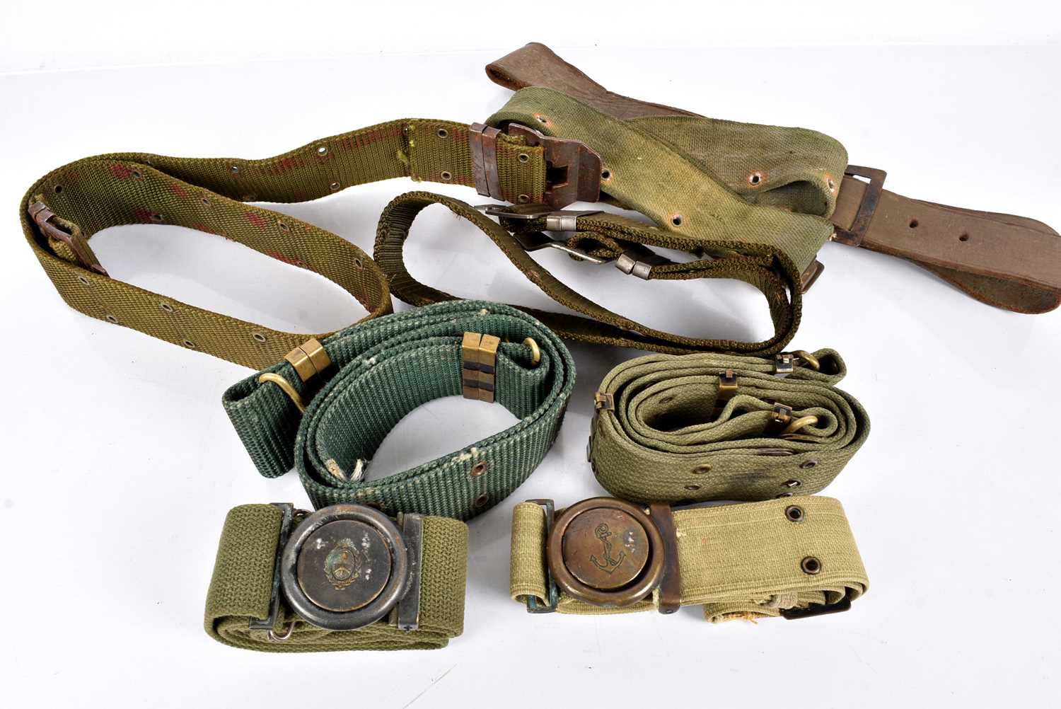 Lot 109 - An Argentine Marine Infantry Webbing Belt