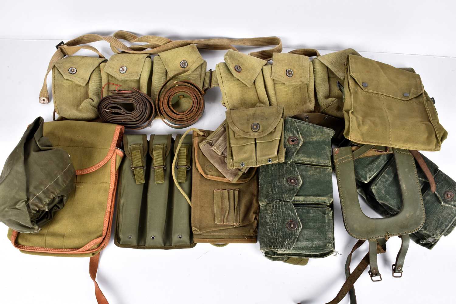 Lot 110 - A selection of Falkland Era Webbing