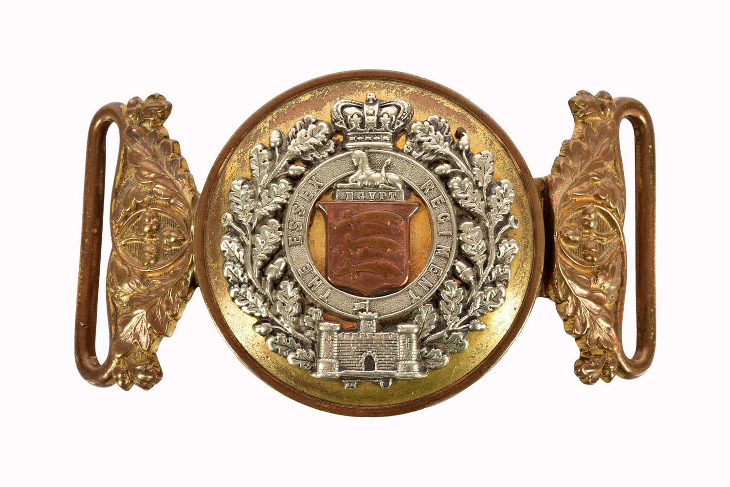 Lot 112 - A Victorian Essex Regiment Officer's Belt Buckle