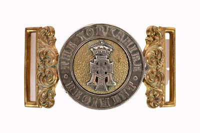 Lot 113 - A Victorian Yorkshire Regiment Officer's Belt Buckle