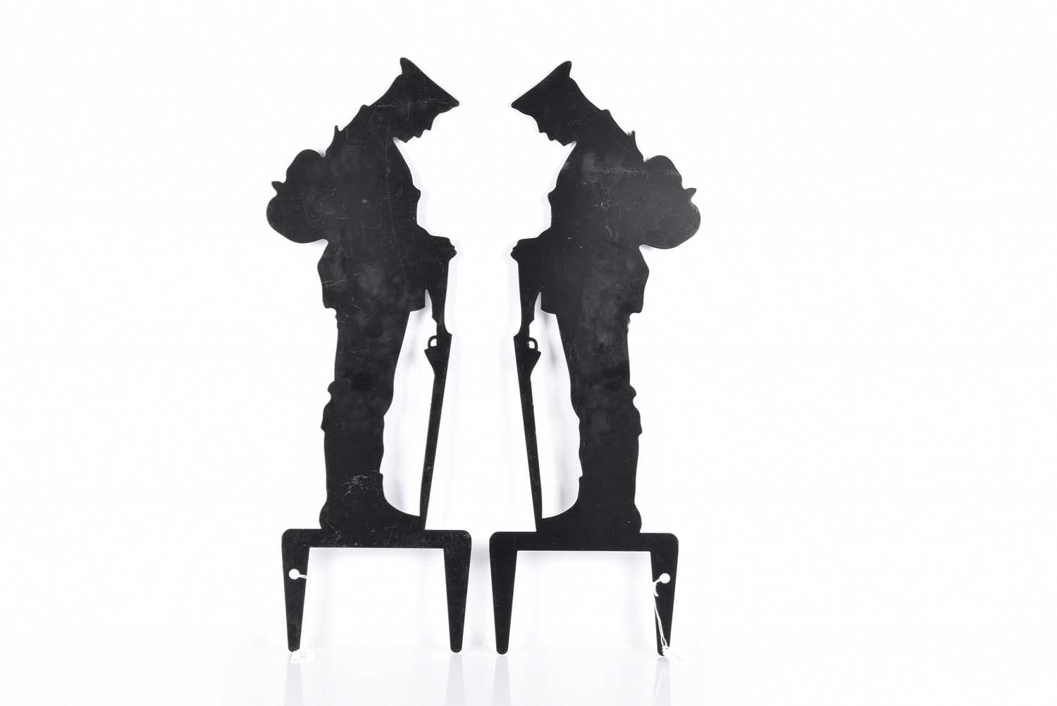 Lot 114 - A pair of 'Tommy' Soldier Silhouettes