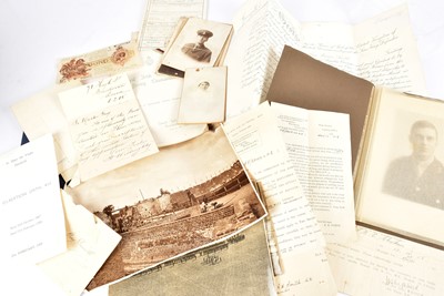 Lot 124 - A small collection of ephemera relating to Guy Harwin Smith of the Royal Engineers