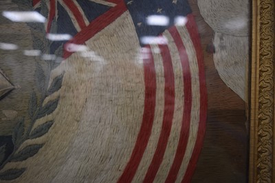 Lot 125 - A 19th Century British Sailor's Woolwork Picture/Woolie