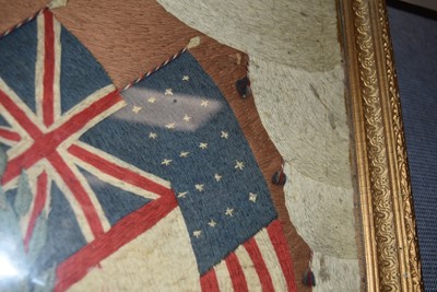 Lot 125 - A 19th Century British Sailor's Woolwork Picture/Woolie