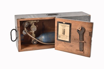 Lot 127 - A WWII German Oxygen Treatment Carrier for Troops
