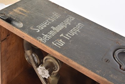 Lot 127 - A WWII German Oxygen Treatment Carrier for Troops